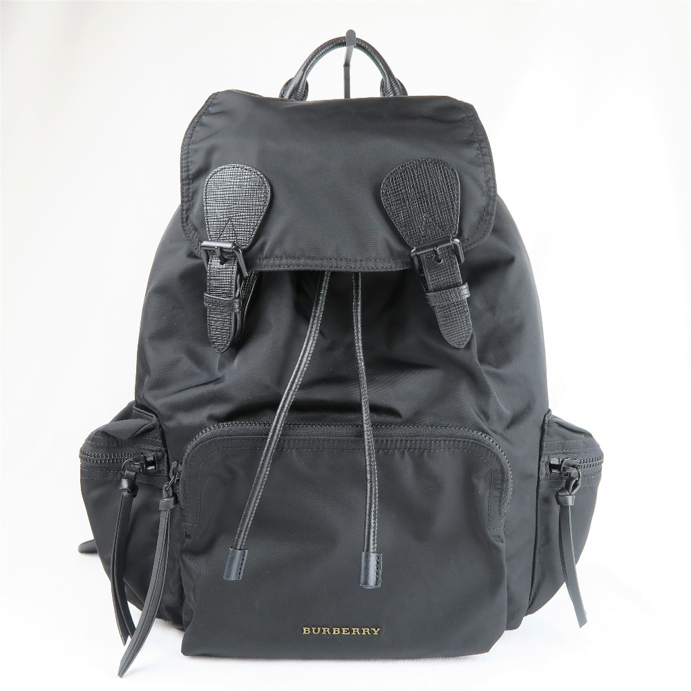 Sold - Burberry Black Backpack in Technical Nylon